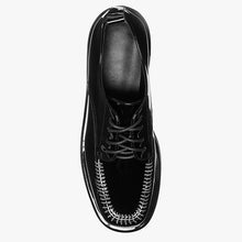 Load image into Gallery viewer, Black / Brown Patent Leather Oxfords
