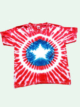 Load image into Gallery viewer, Captain America Super Hero Tie Dye Unisex T-Shirt
