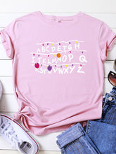 Load image into Gallery viewer, Plus Size Casual Graphic Tee
