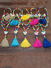 Load image into Gallery viewer, Retro Beaded Bracelet Butterfly Tassel Necklace
