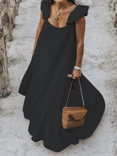 Load image into Gallery viewer, Vestido de playa sexy largo con volantes
