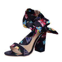 Load image into Gallery viewer, Rosette Heels Printing

