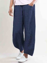 Load image into Gallery viewer, Calça reta casual de linho
