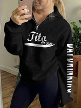 Load image into Gallery viewer, Tito EST 2020 Day Drinking Zip Hoodie for Women
