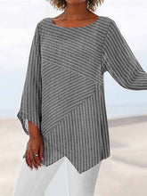 Load image into Gallery viewer, Crew neck shirts and long sleeve crew neck blouses
