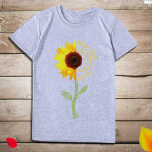 Load image into Gallery viewer, Sunflower print t-shirts
