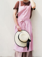 Load image into Gallery viewer, Linen and cotton apron
