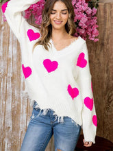 Load image into Gallery viewer, Suéteres PINK Heart On My Sleeve Blend
