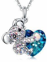 Load image into Gallery viewer, Colar feminino de coala com strass brilhante
