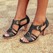 Load image into Gallery viewer, SANDÁLIAS PARA MULHERES DE NOVO ESTILO ELEGANTE COM FIVELA
