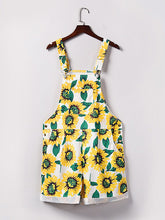 Load image into Gallery viewer, Macacão feminino com estampa de girassol

