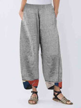Load image into Gallery viewer, Calça casual feminina com perna reta
