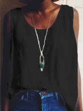 Load image into Gallery viewer, Women's Solid Color Sleeveless Summer Tank Top
