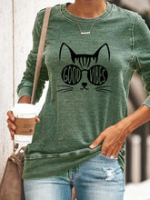 Load image into Gallery viewer, BOAS VIBES Cool Cat Sudadera
