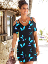 Load image into Gallery viewer, Butterfly print dress for women
