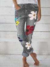 Load image into Gallery viewer, Vaqueros pitillo estampados de mujer
