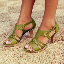 Load image into Gallery viewer, SANDÁLIAS PARA MULHERES DE NOVO ESTILO ELEGANTE COM FIVELA
