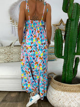 Load image into Gallery viewer, Vestido feminino com estampa boêmia com decote em V

