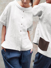 Load image into Gallery viewer, Women's Loose Fit Cotton Shirt
