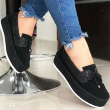 Load image into Gallery viewer, Bow Tie Lace Up Casual Shoes for Women
