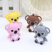Load image into Gallery viewer, Creative Koala LED Glowing Car Keychain
