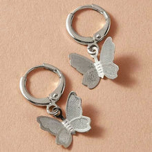 Load image into Gallery viewer, Butterfly charm earrings
