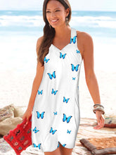 Load image into Gallery viewer, Vestido con estampado de mariposas para mujer
