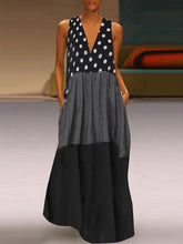 Load image into Gallery viewer, Sleeveless V-neck dress for women
