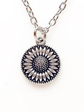 Load image into Gallery viewer, Conjunto de brincos de colar com anel de girassol vintage margarida
