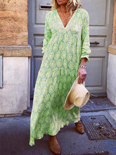 Load image into Gallery viewer, Vestido feminino estampado casual
