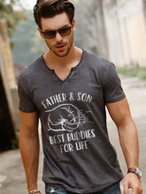 Load image into Gallery viewer, Father &amp; Son Best Buddies For Life Camiseta casual

