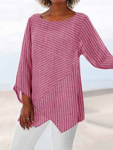 Load image into Gallery viewer, Crew neck shirts and long sleeve crew neck blouses
