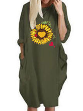 Load image into Gallery viewer, Love Chrysanthemum - Long Sleeve Dress
