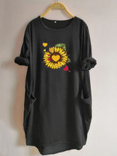 Load image into Gallery viewer, Love Chrysanthemum - Long Sleeve Dress

