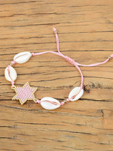 Load image into Gallery viewer, Pulseira em forma de estrela tecida à mão
