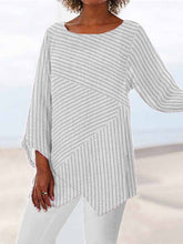 Load image into Gallery viewer, Crew neck shirts and long sleeve crew neck blouses
