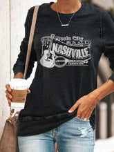 Load image into Gallery viewer, Music City USA Nashville Tennessee Camiseta informal estampada
