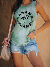 Load image into Gallery viewer, BAHAMA MAMA Flamingo Tie Dye Colete para mulheres
