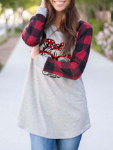 Load image into Gallery viewer, Camisa xadrez Buffalo com estampa de Bulldog Francês
