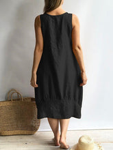 Load image into Gallery viewer, Women's Sleeveless Cotton Dress
