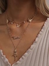 Load image into Gallery viewer, Vintage Rose Butterfly Butterfly Necklace
