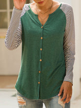 Load image into Gallery viewer, Women's Striped Single Breasted Cardigan
