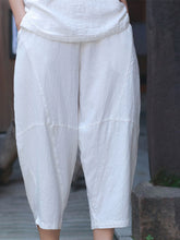Load image into Gallery viewer, Women's Paneled Cotton and Linen Pants

