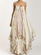 Load image into Gallery viewer, Women's Bohemian Printed Spliced Strapless Skirt
