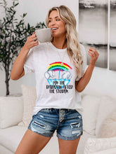 Load image into Gallery viewer, Camiseta feminina de manga curta com estampa de elefante
