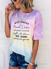 Load image into Gallery viewer, Way Maker Lyrics Faith's Short Sleeve Long Sleeve T-Shirt
