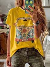 Load image into Gallery viewer, Women's Printed Casual Loose T-Shirt
