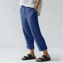 Load image into Gallery viewer, Casual linen pants for women
