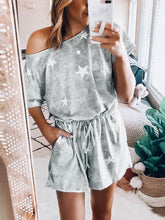 Load image into Gallery viewer, Macacão feminino estampado solto
