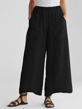 Load image into Gallery viewer, Wide trousers with double pocket

